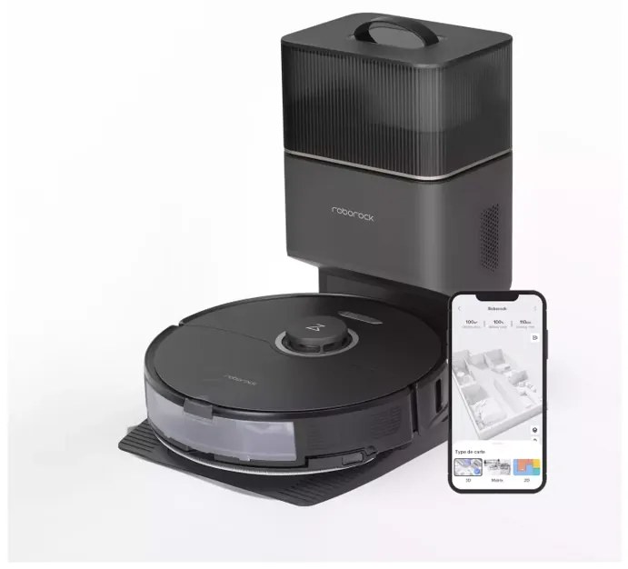 Прахосмукачка робот Roborock S8+ S8P52-00 - черна