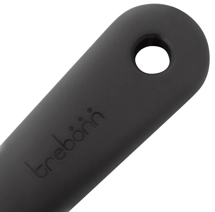 Нож за пица Trebonn Willy 1523210, 22 см, Мека дръжка, Премахващо се острие, Черен/Жълт