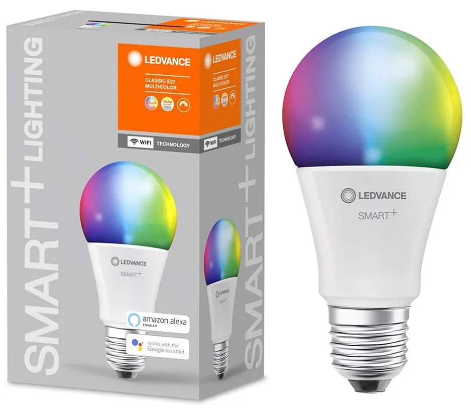 LED RGBW Димируема крушка SMART+ E27/9W/230V 2700K-6500K - Ledvance