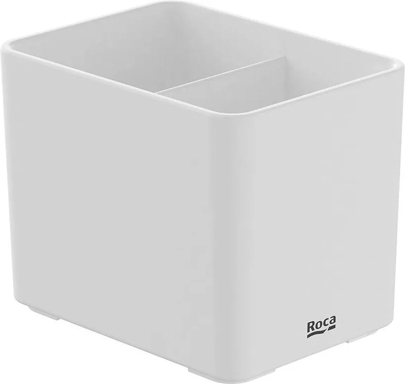 Чаша за четки за зъби, A817672C60, Roca, бял мат, 10.5х7.8х8.4см