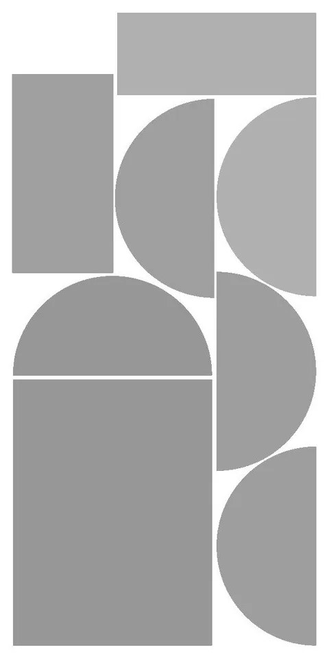 Стикер на стената 90x185 cm Amazonian Arches – Ambiance