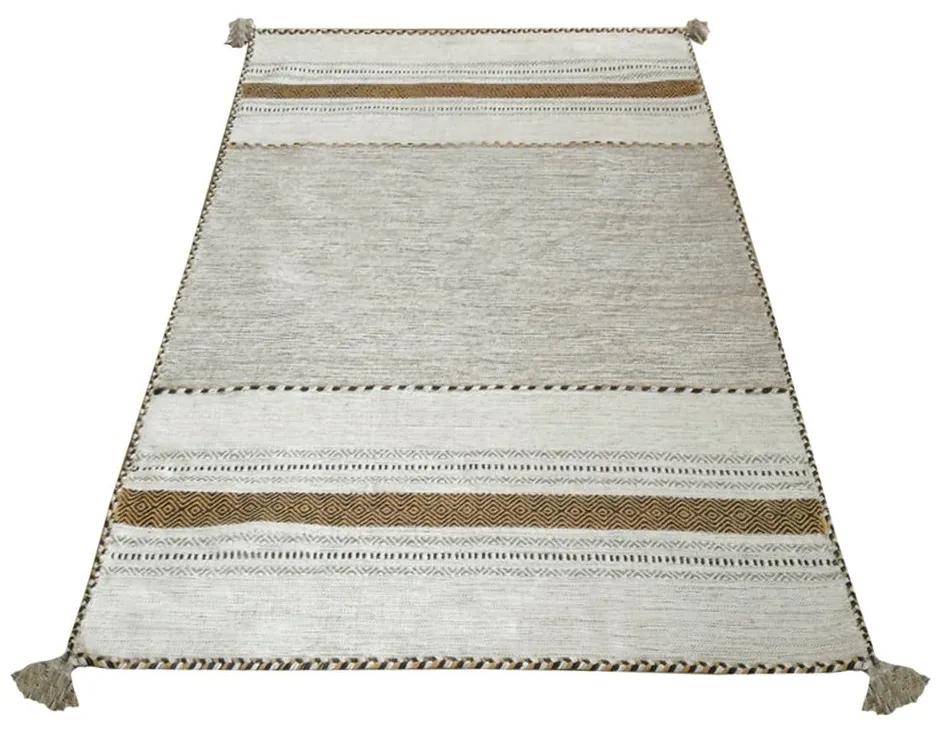 Бежов памучен килим , 160 x 230 cm Antique Kilim - Webtappeti