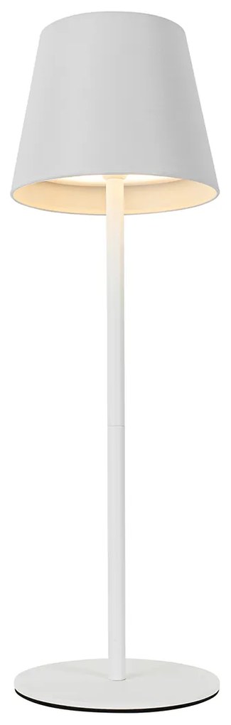 Настолна лампа бяла с LED димер и презареждаща RGB IP54 - Murdock