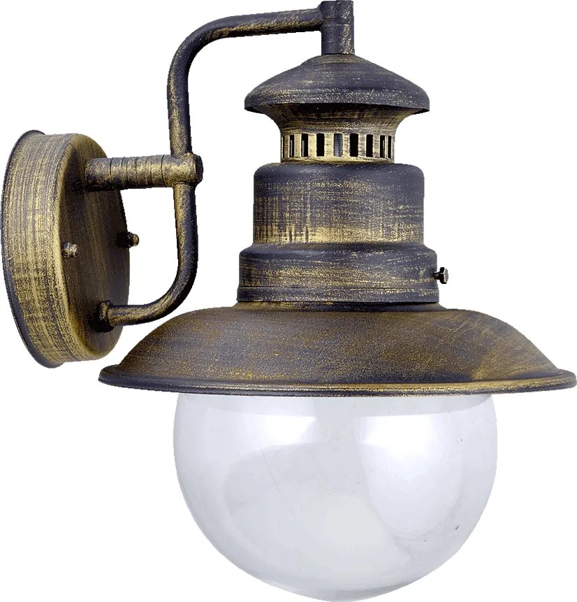 Градински аплик LIMASSOL, ант. месинг, 1xE27