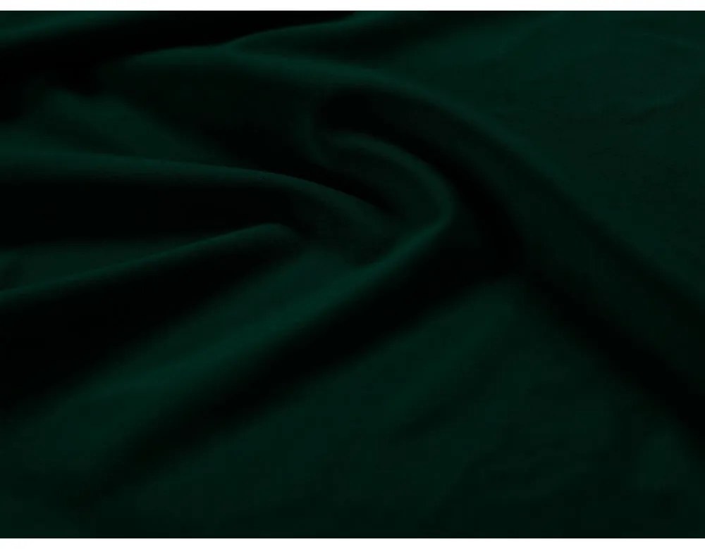 Зелен кадифен модулен ъглов диван Lupine – Micadoni