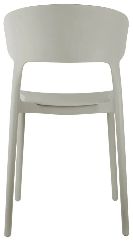 Сив пластмасов трапезен стол Fain – Leitmotiv