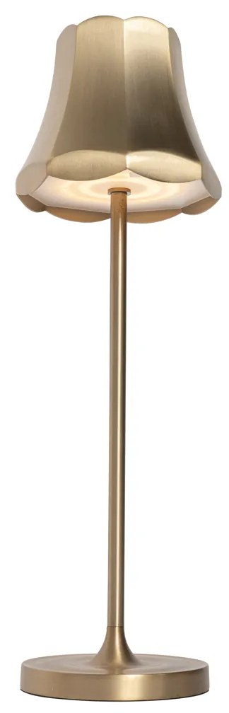 Ретро настолна лампа злато акумулаторна IP44 - Granny