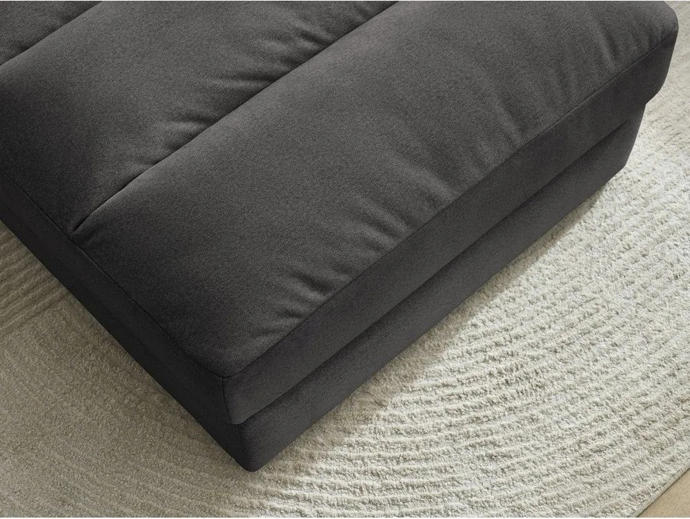 Черна кадифена табуретка Sierra – Bobochic Paris