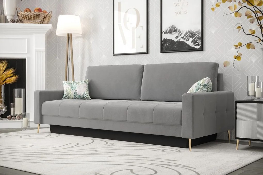 Разтегателен диван Sopi-Сив