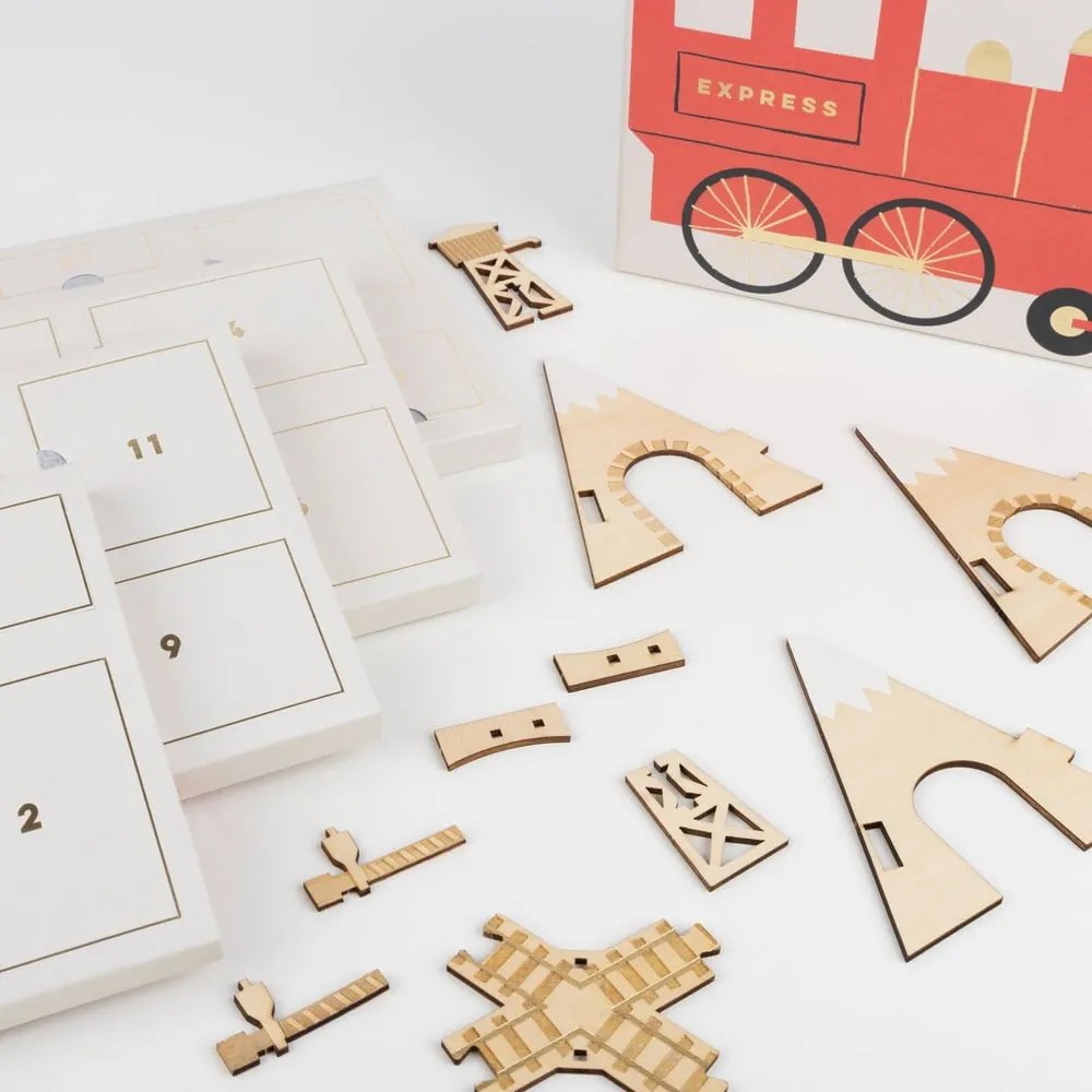 Календар за приключения Railway Train - Meri Meri