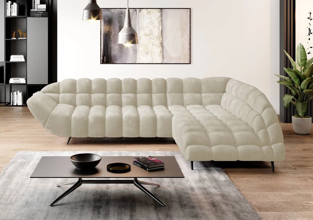 Ъглов диван Dolphin-Ekrou-Right