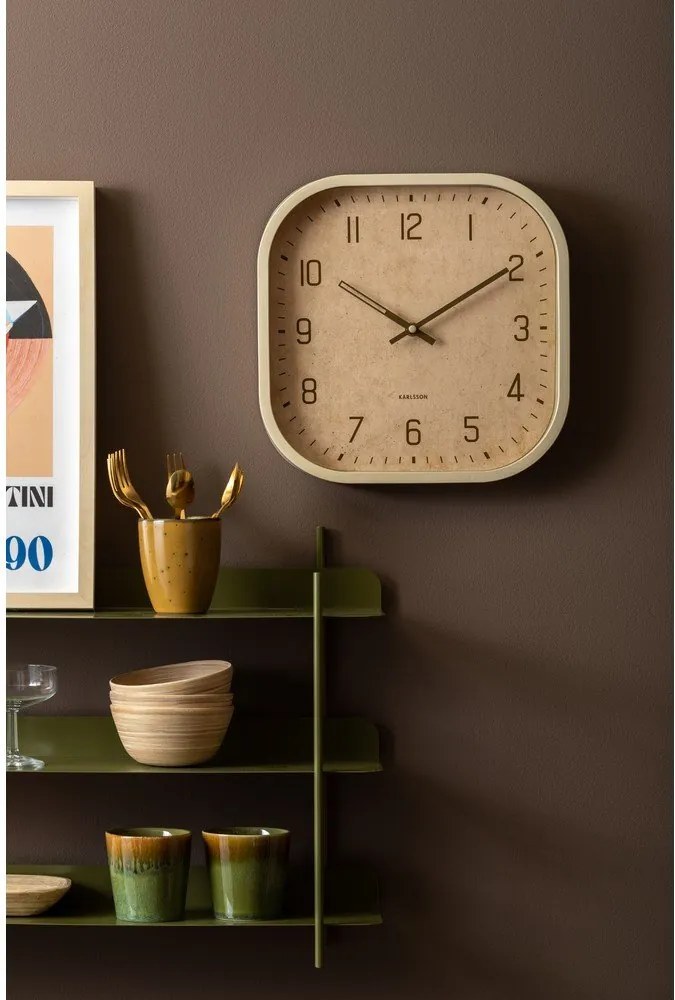 Зелен на няколко нива метален стенен рафт 60 cm Riqueza Tres – PT LIVING