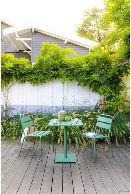 Градинска квадратна маса Hesperide Phuket - Оранжев