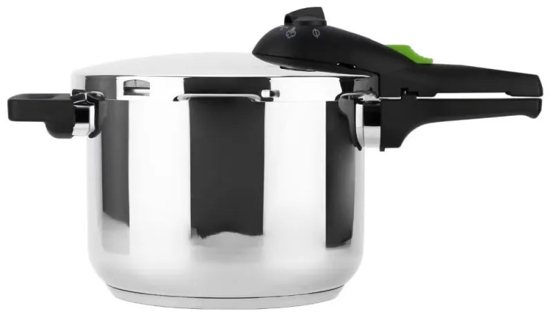 Разопакован: Комплект 2 бр тенджери под налягане Fagor Rapid Xpress, 4+6 л, 2 нива 60/100 kPa, 5 системи за безопасност, Стомана 18/10, Сребрист