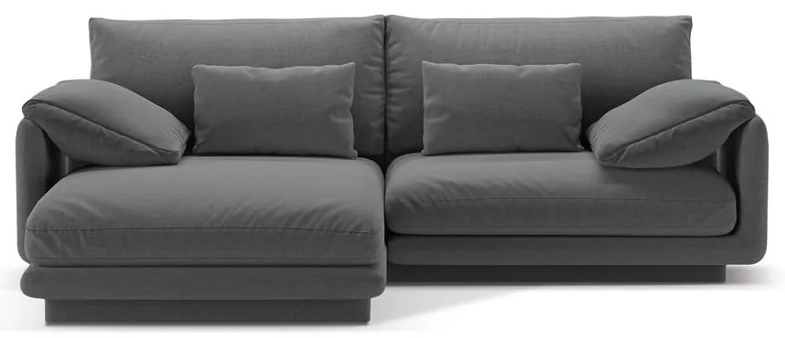 Тъмносив ъглов диван (ляв ъгъл) Torino – Micadoni Home