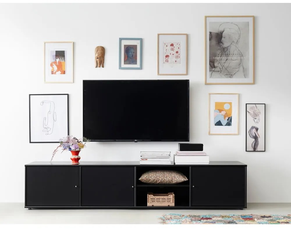 Черен скрин за телевизор Mistral 233 - Hammel Furniture