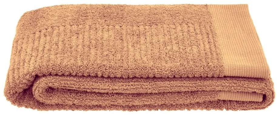 Жълта памучна хавлиена кърпа от тери 70x140 cm Classic – Zone