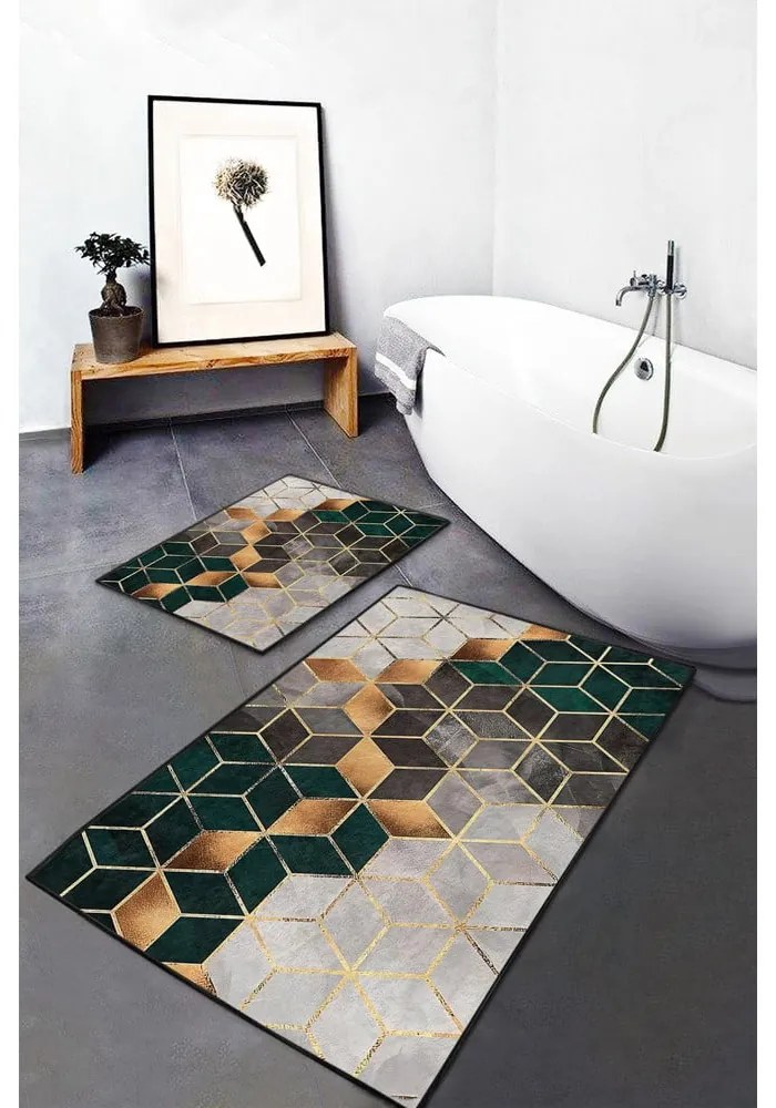 Комплект от 2 изтривалки за баня Optic - Mila Home