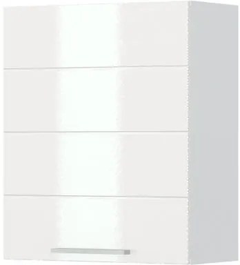 Висящ шкаф Hudson V7-60-1K-White - White glossy