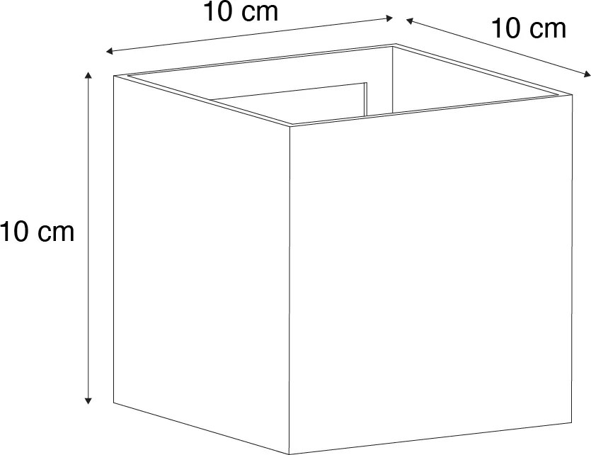 Скандинавска външна стенна лампа с дървесен принт, включваща LED IP54 - Edwin