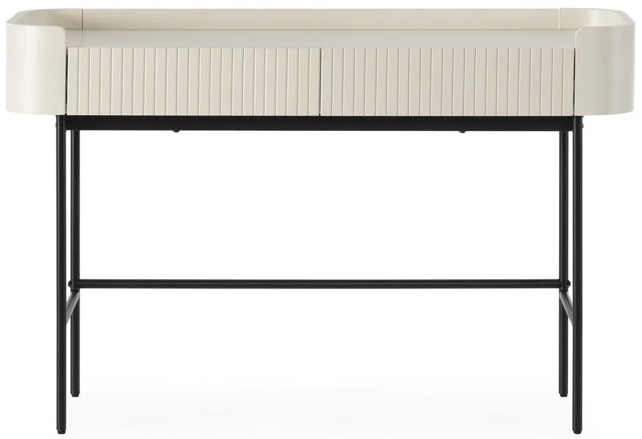 Кремава конзолна маса 40x120 cm Willa – MOME