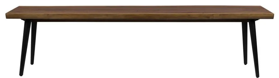 Пейка с черни стоманени крака , дължина 180 cm Alagon - Dutchbone