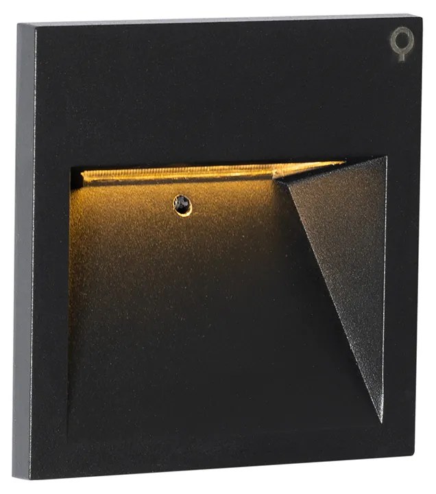 Модерна стенна лампа черна с LED - Gem 2