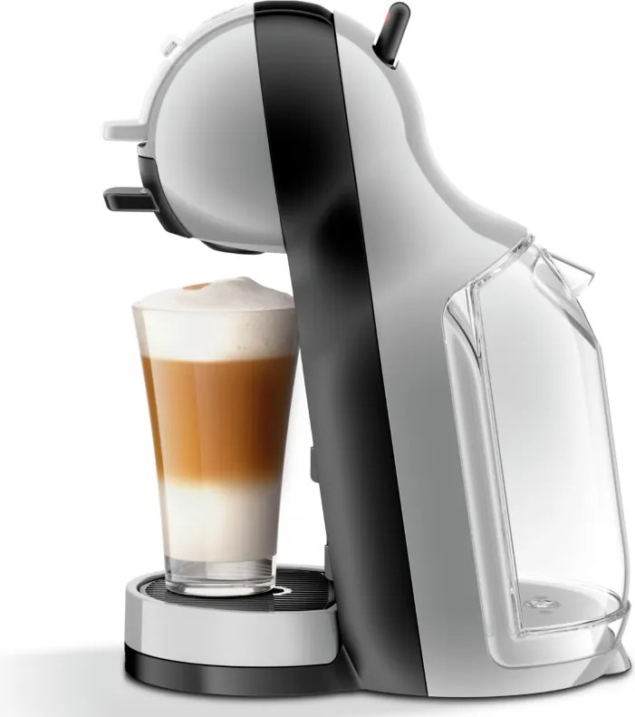 Еспресо машина Krups KP123B10 NDG MINI ME, 1500W, 15 bar, 0.8 л, Работа с NESCAFÉ® Dolce Gusto® капсули, XL функция, ECO, Сив