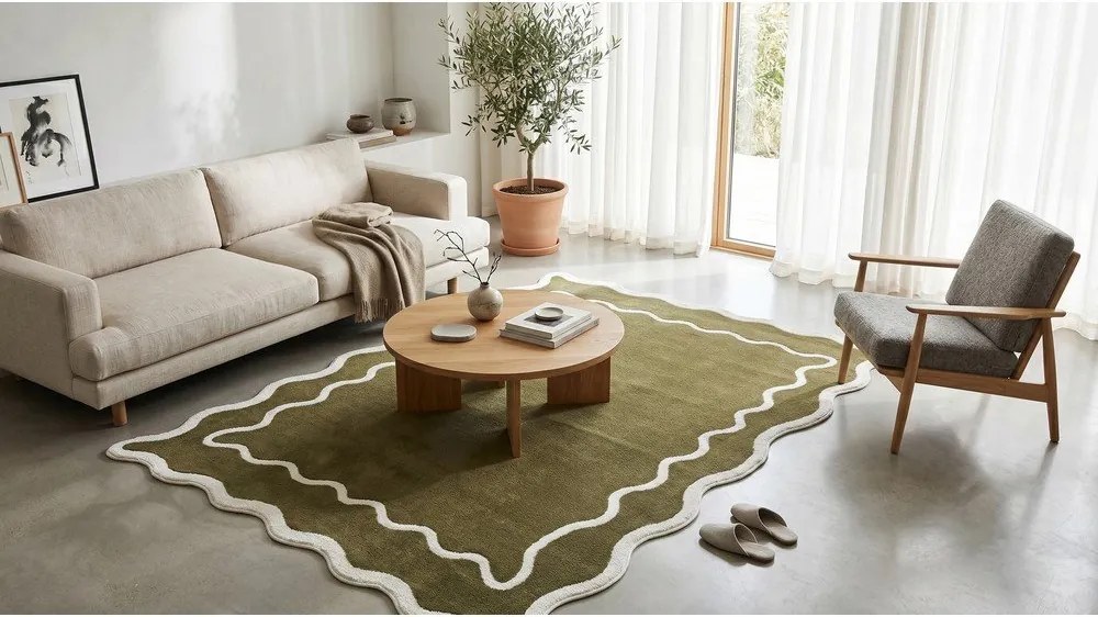 Тъмнозелен килим 160x230 cm Dolce – ESTE