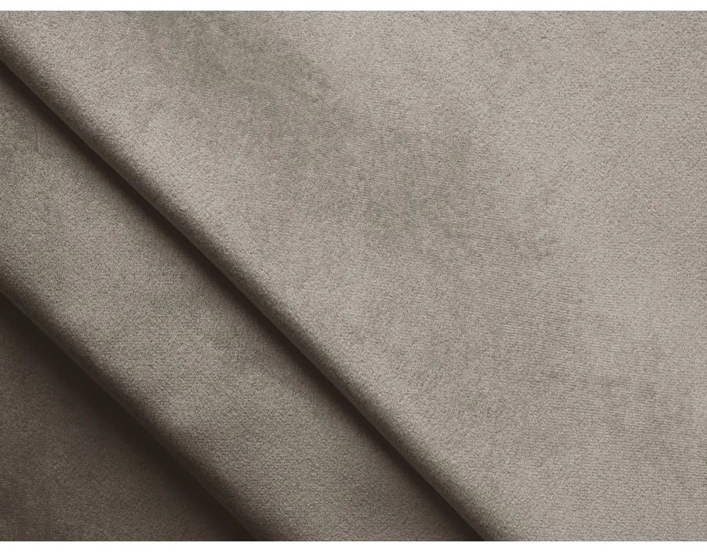 Двойно легло кафяво-сиво тапицирано с място за съхранение и включена подматрачна рамка 160x200 cm Hauke – Makamii