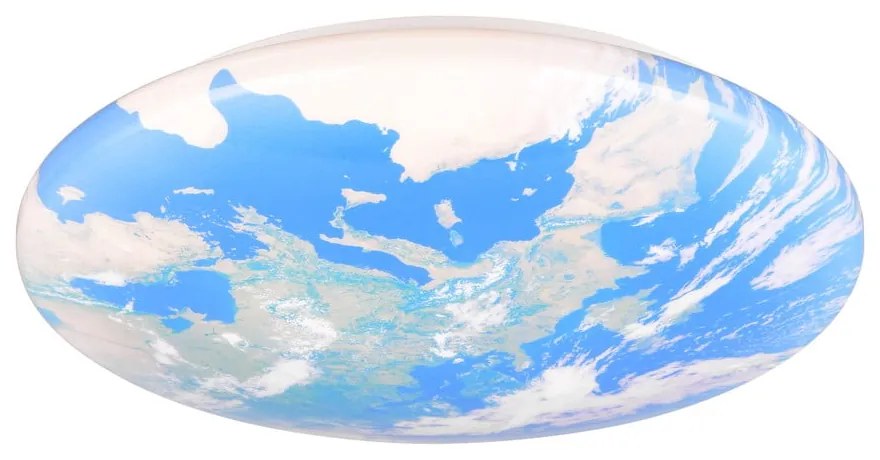 Синя LED детска лампа за таван ø 37 cm Terra – Reality