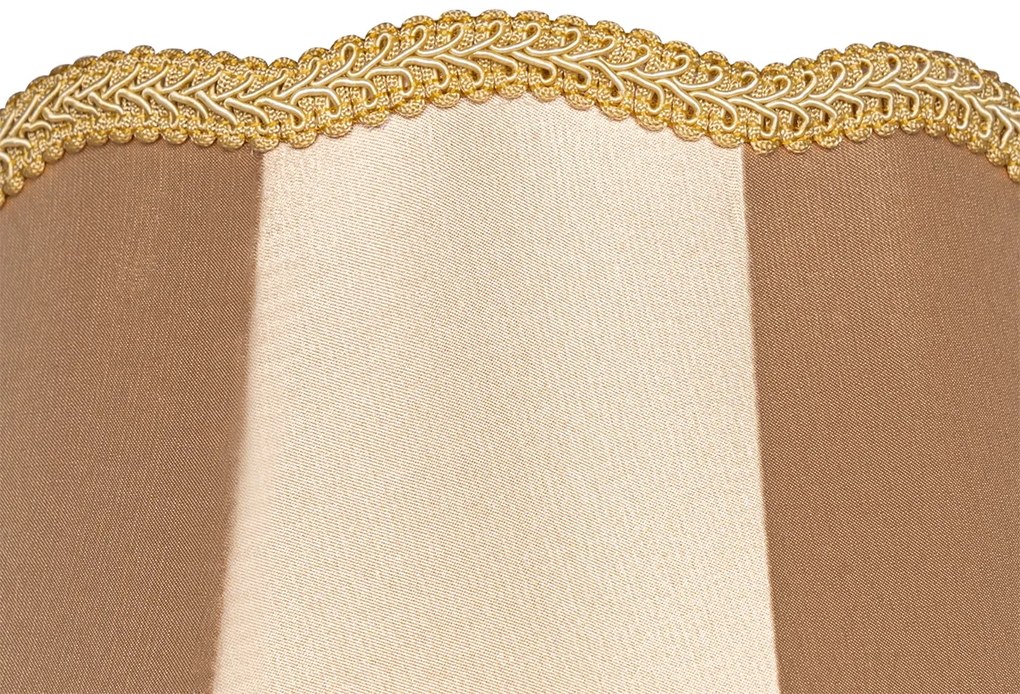 Текстилен абажур златен 30/18/26 - Granny