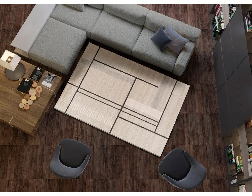 Бежов килим 120x170 cm Domus – Universal