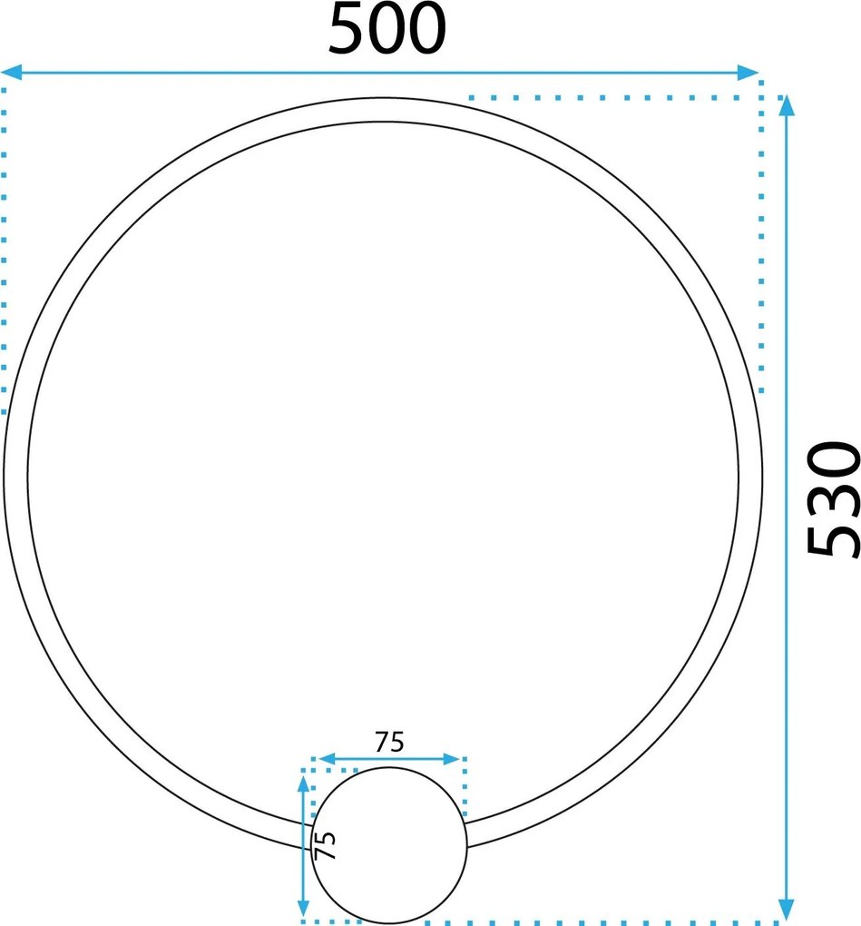 Аплик LED APP1391-CW OLD GOLD 50cm
