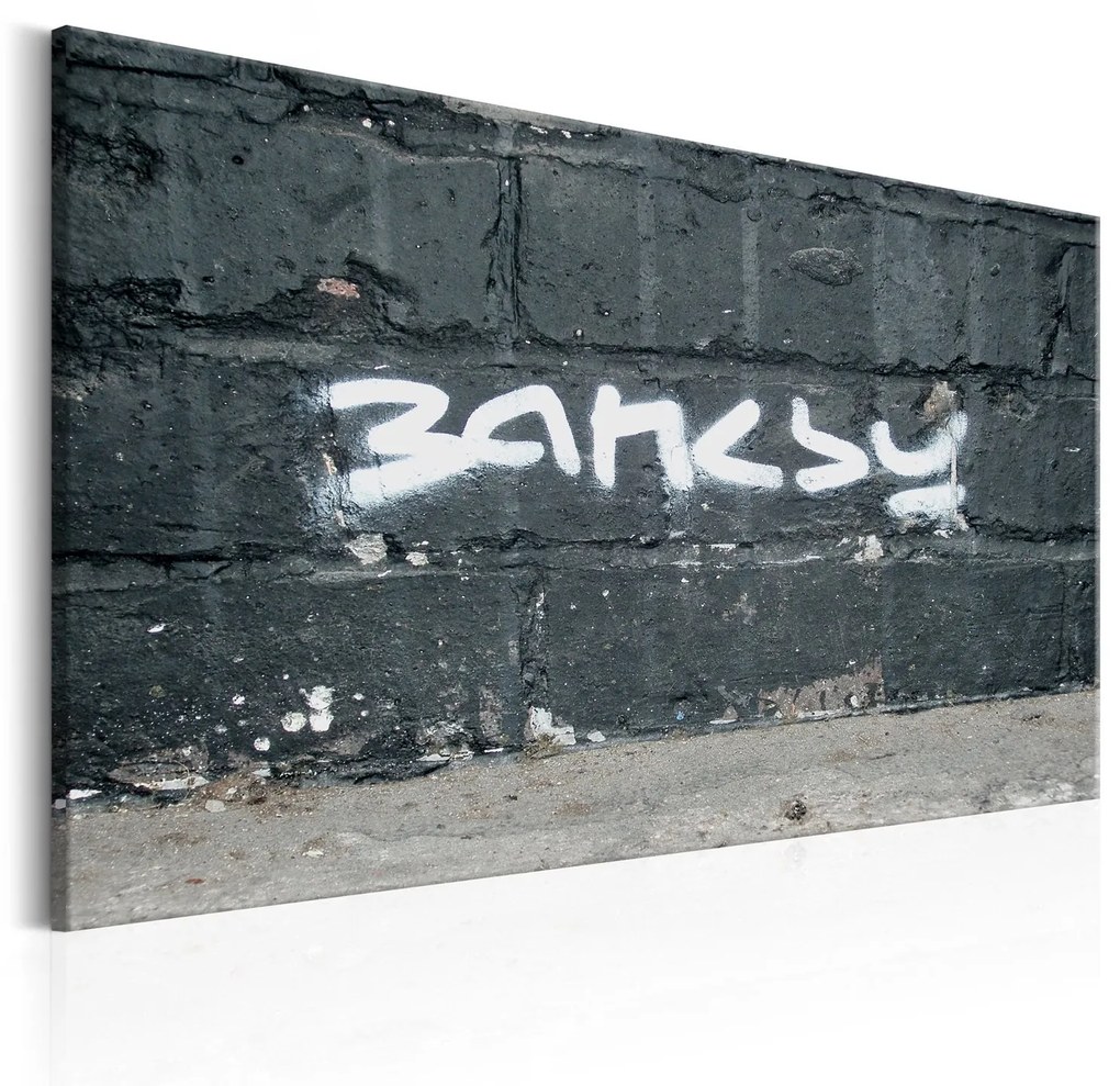 Печат върху платно - Banksy Signature 120x80