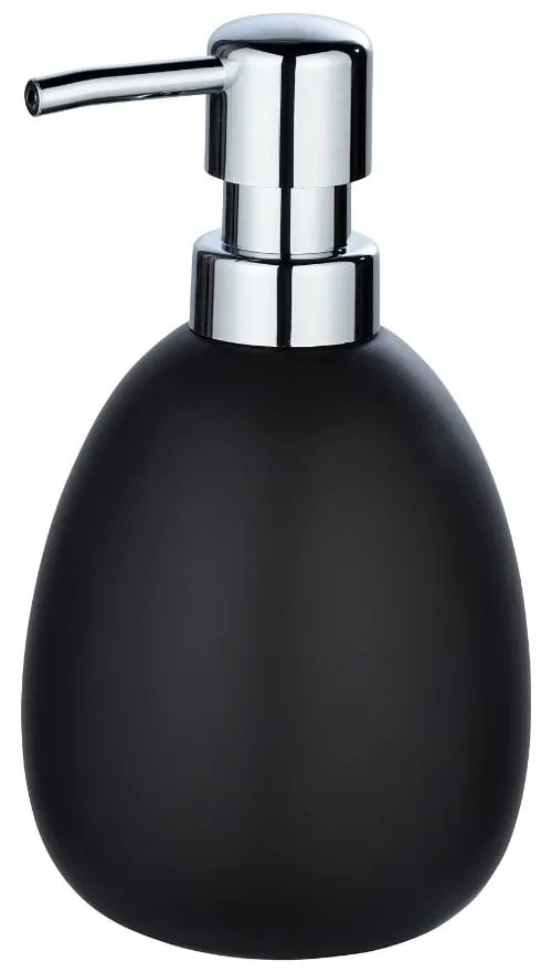 Матово черен керамичен дозатор за сапун Polaris - Wenko