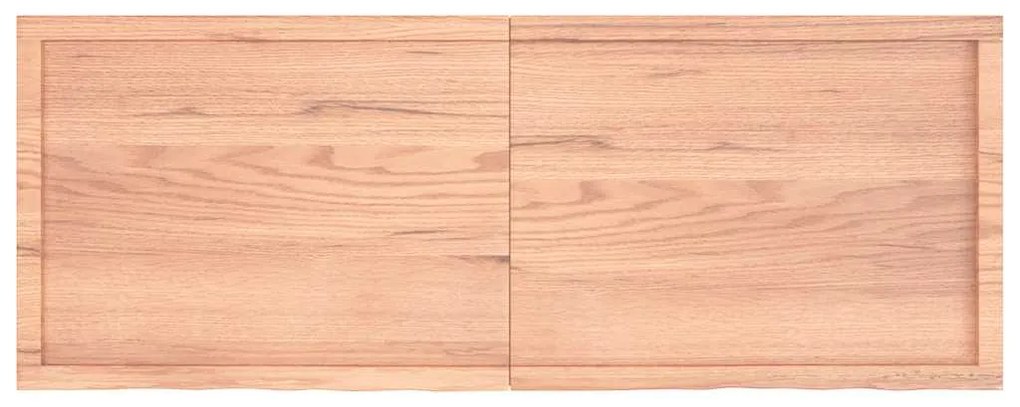 3156388 vidaXL Плот за маса светлокафяв 160x60x(2-6) см обработен масивен дъб