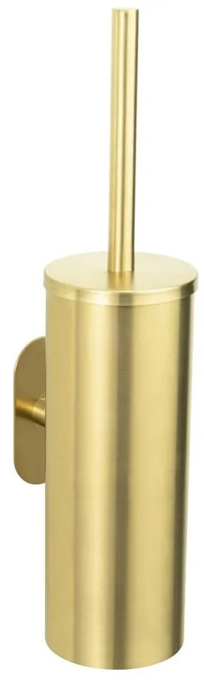Самостоятелна четка за тоалетна от неръждаема стомана в златист цвят Orea Gold - Wenko
