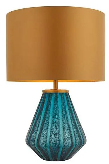 Endon 93059 - Настолна лампа ALYSSIA 1xE27/10W/230V златна/синя