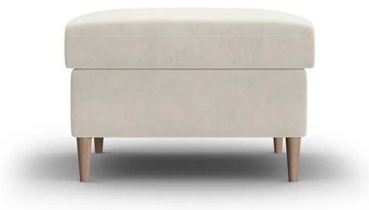 Бежова кадифена табуретка Kyoto – Cosmopolitan Design