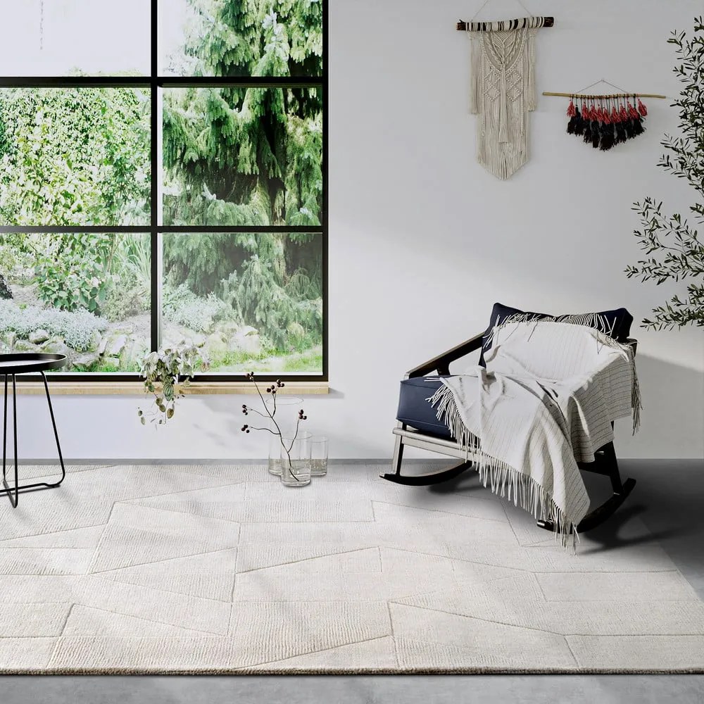 Кремав ръчно изработен вълнен килим 190x280 cm Ursule – Villeroy&amp;Boch