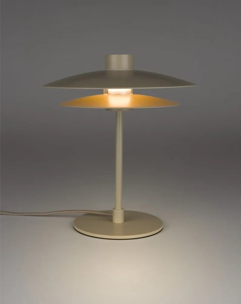 Бежова метална настолна лампа (височина 32 cm) Wubbo – White Label