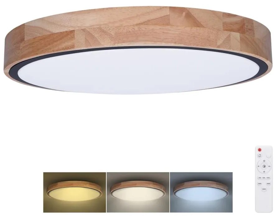 Solight WO8006 - LED осветително тяло IRON OAK LED/60W/230V 3000-6500K Ø51 см+DO