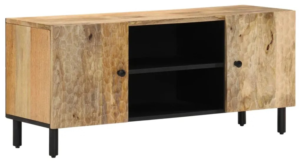 356891 vidaXL ТВ шкаф, 105x33x46 см, масивно мангово дърво