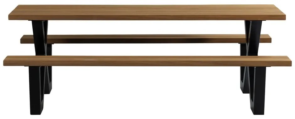 Градинска маса за хранене с пейки, 206 x 145 cm Tablo - WOOOD