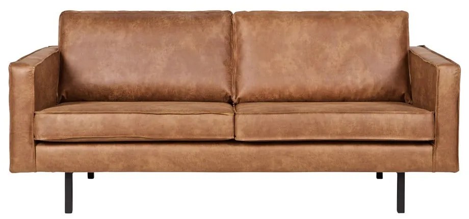 Кафяв диван от изкуствена кожа 190 cm Rodeo – WOOOD