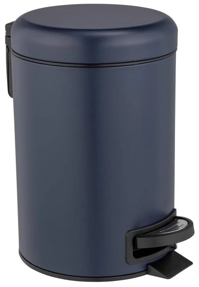 WENKO 25153100 - кош за отпадъци LEMAN 17x25 cm син/черен