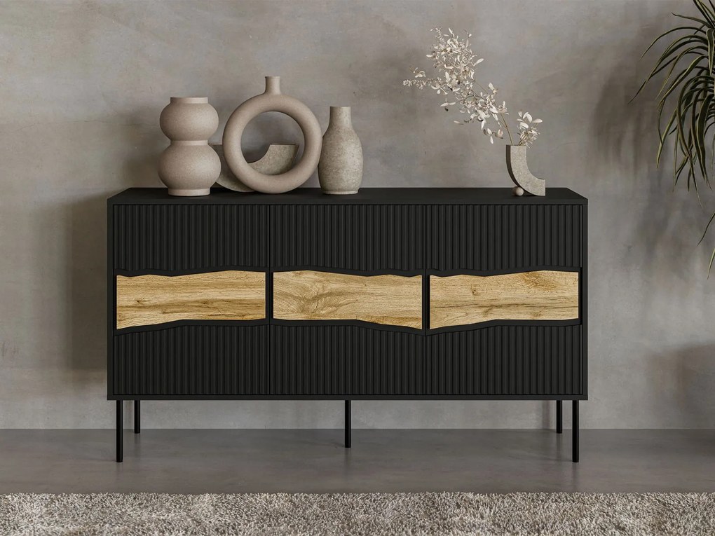 Буфет Inserto 150 3D-Черно