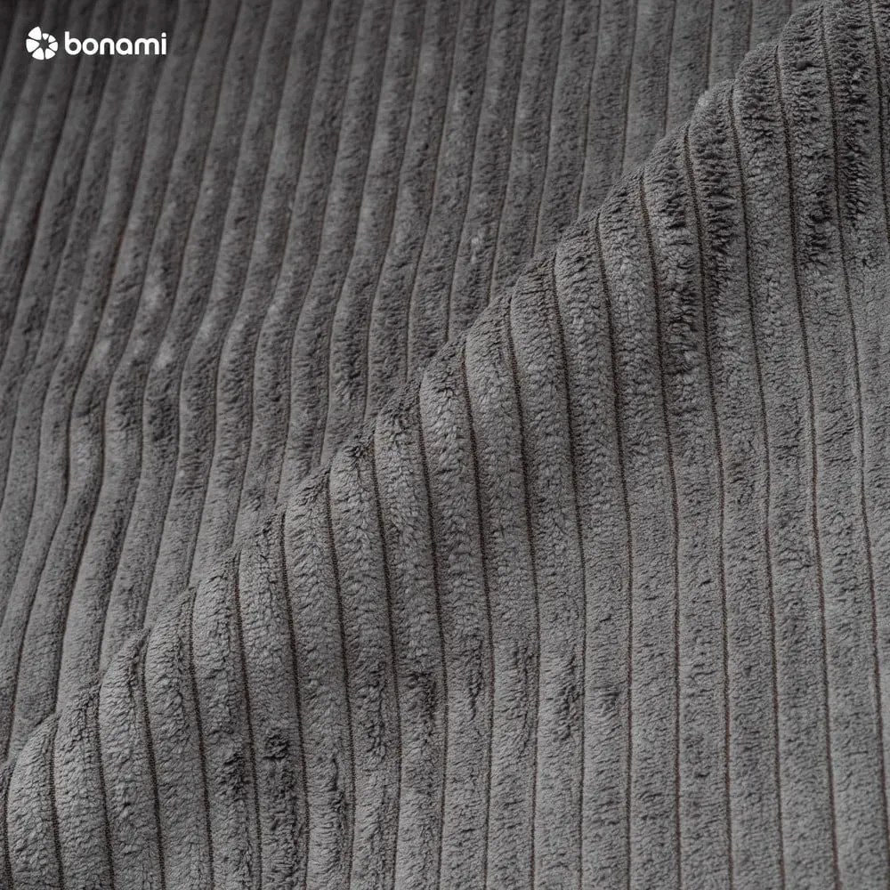 Тъмносива велурена табуретка Nihad modular - Bobochic Paris