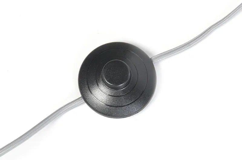 Интелигентна арка лампа стомана с сиво, включително wifi A60 - Bend